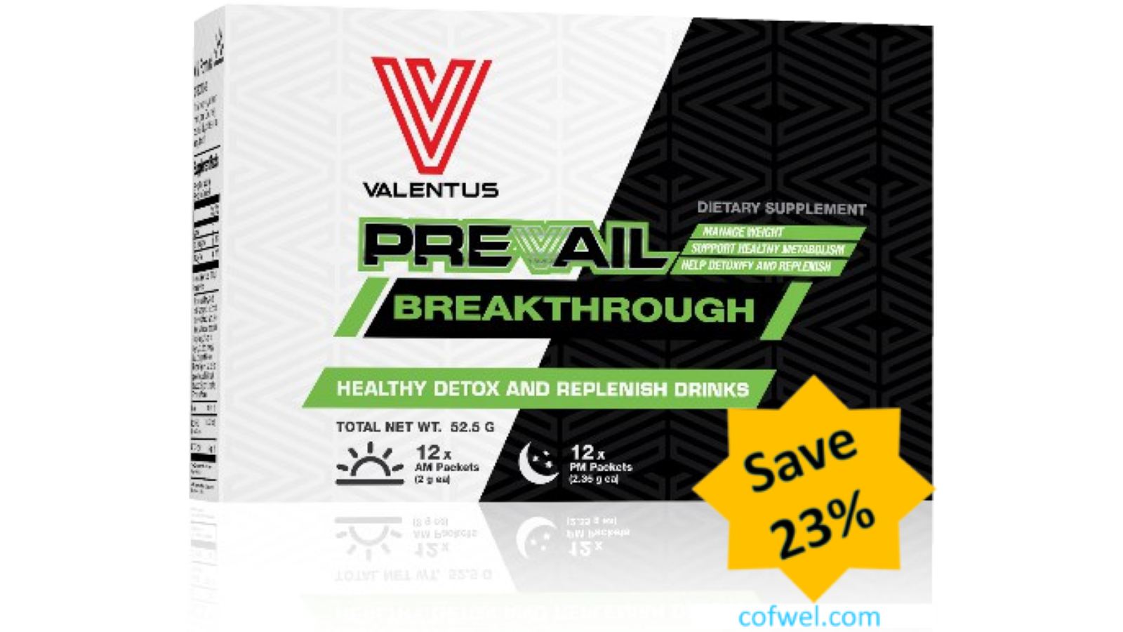 Prevail Breakthrough AM/PM Valentus Discount Save