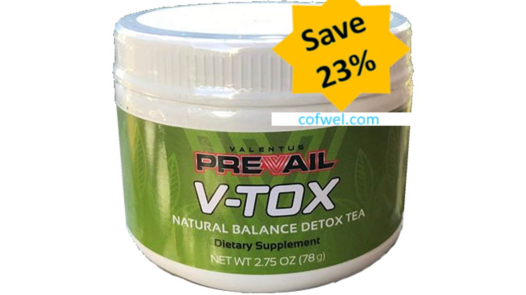 Prevail V-TOX Detox Tea Valentus Discount Save