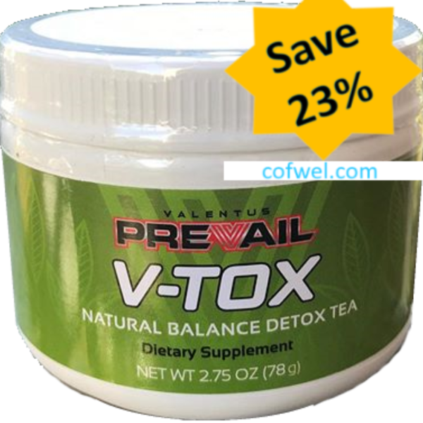 Prevail V-TOX Detox Tea Valentus Discount Save