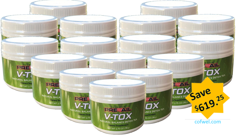 Prevail V-TOX Detox Tea Valentus Discount Save