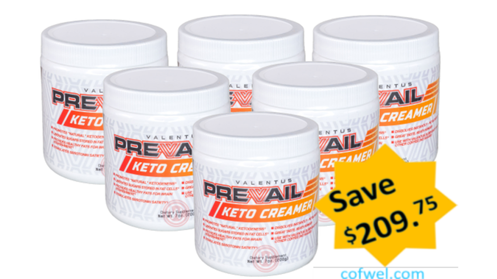 Prevail Keto Creamer Valentus Discount Save