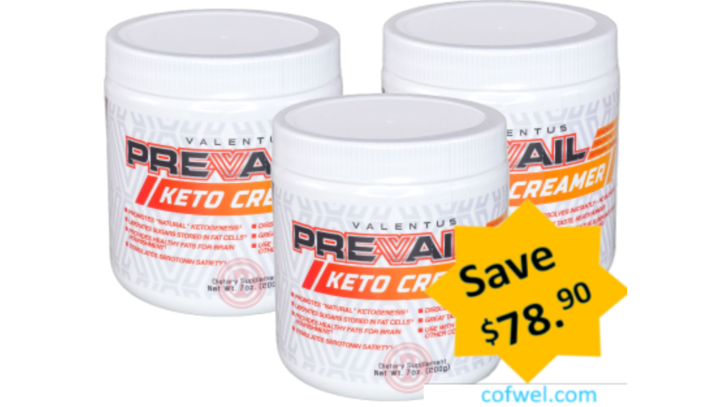 Prevail Keto Creamer Valentus Discount Save